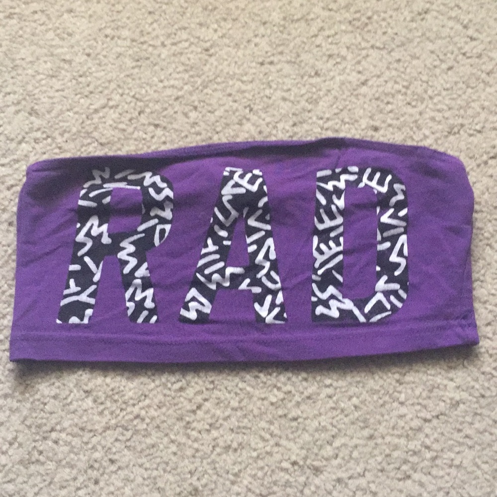 ASOS Purple RAD Bandeau. US Size 2